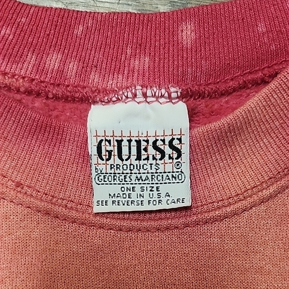 Guess Women's Pink and Red Ombre Sweater - Picture 3 of 9